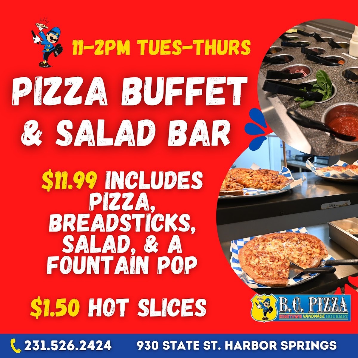 Menu Harbor Springs B.c. Pizza-9